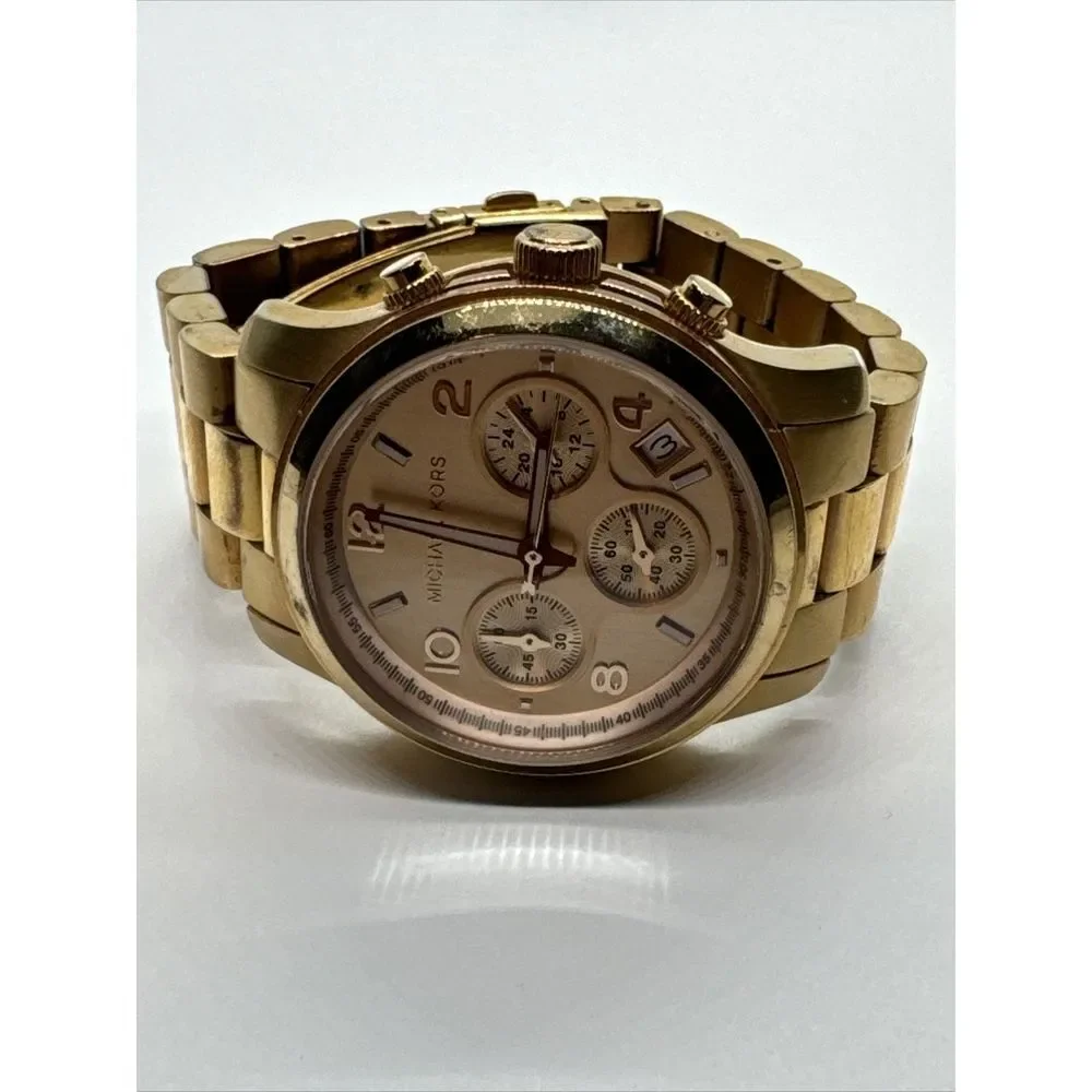 Michael Kors Runway MK5128 Women Stainless Steel Analog Dial Quartz Watch JNA860